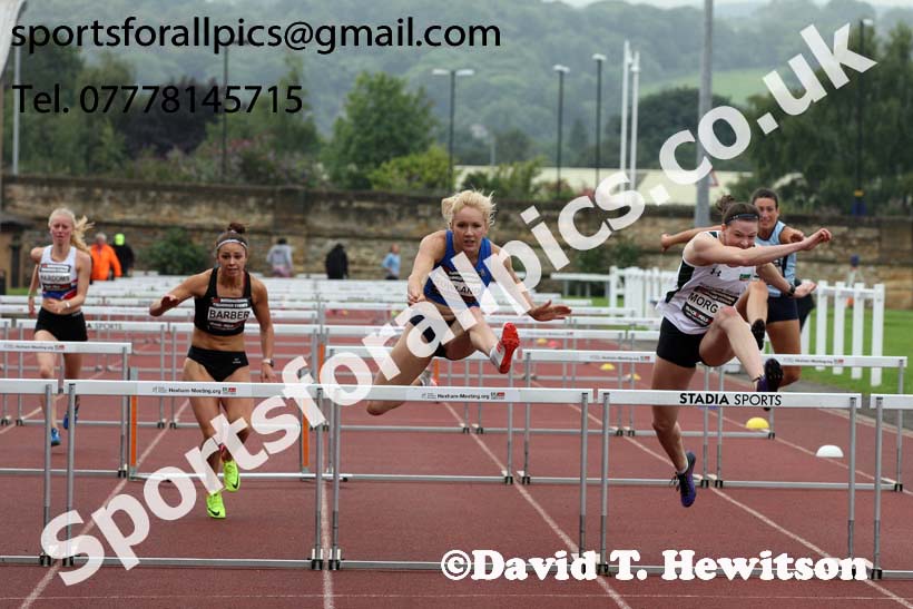 Womens heptathlon 100 metres hurdles, EAP International Cominted Events, Hexham. Photo: David T. Hewitson/Sports for All Pics